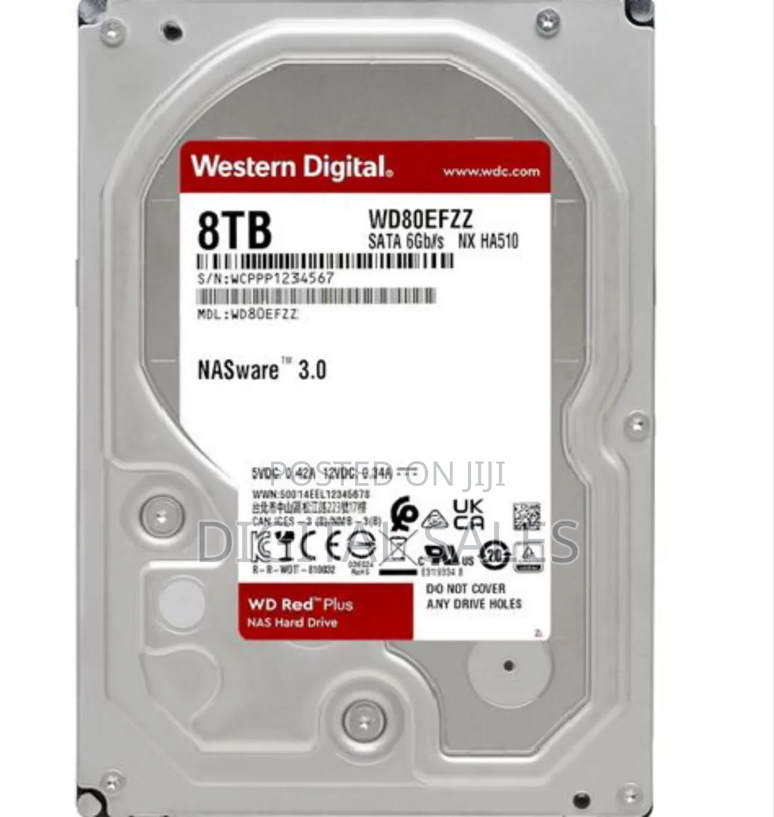 8tb Nas Western Digital Hard Drive.