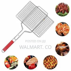 Stainless Steel Bbq Grill Basket Net