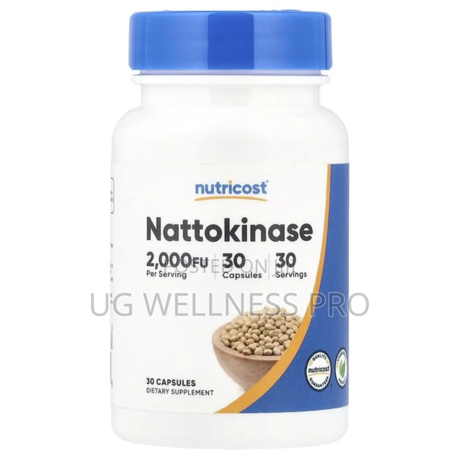 Nutricost, Nattokinase, 2,000 Fu, 30 Capsules