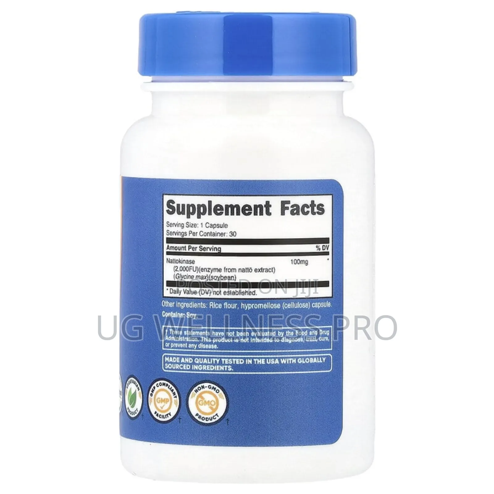 Nutricost, Nattokinase, 2,000 Fu, 30 Capsules