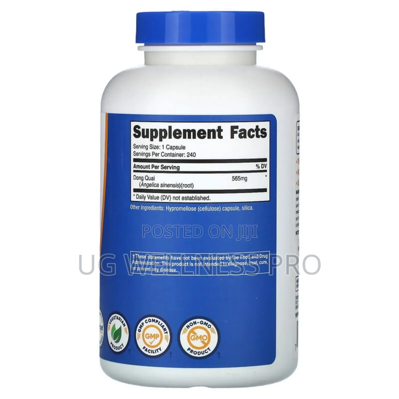Nutricost, Dong Quai, 565 Mg, 240 Capsules