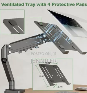 2in1 Adjustable Clippable Laptop Holder