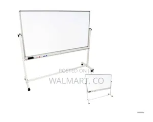 Whiteboard 90cmx120cm With a Stand and Marker Eraser