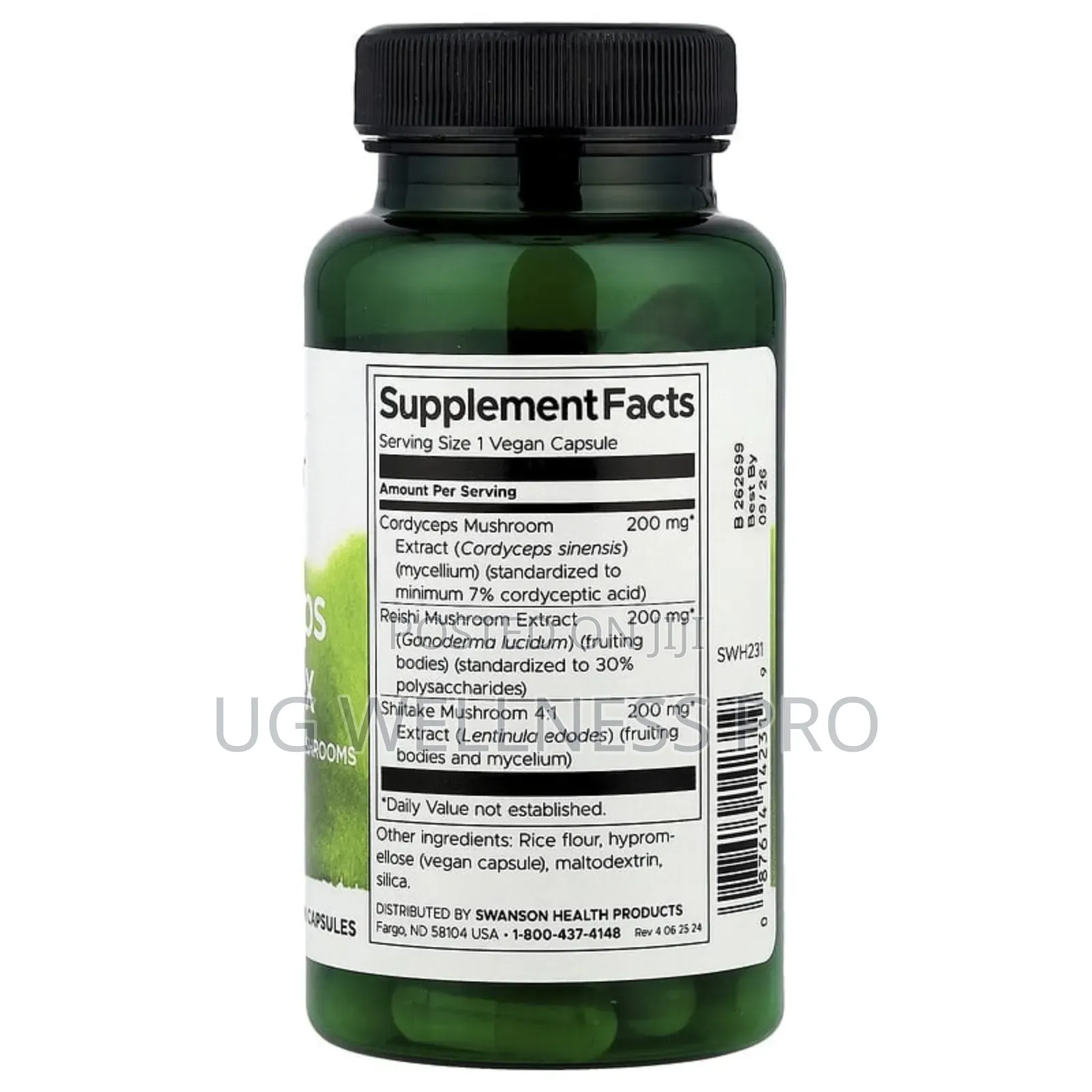 Cordyceps Complex With Reishi and Shiitake Mushrooms, 60 Veg