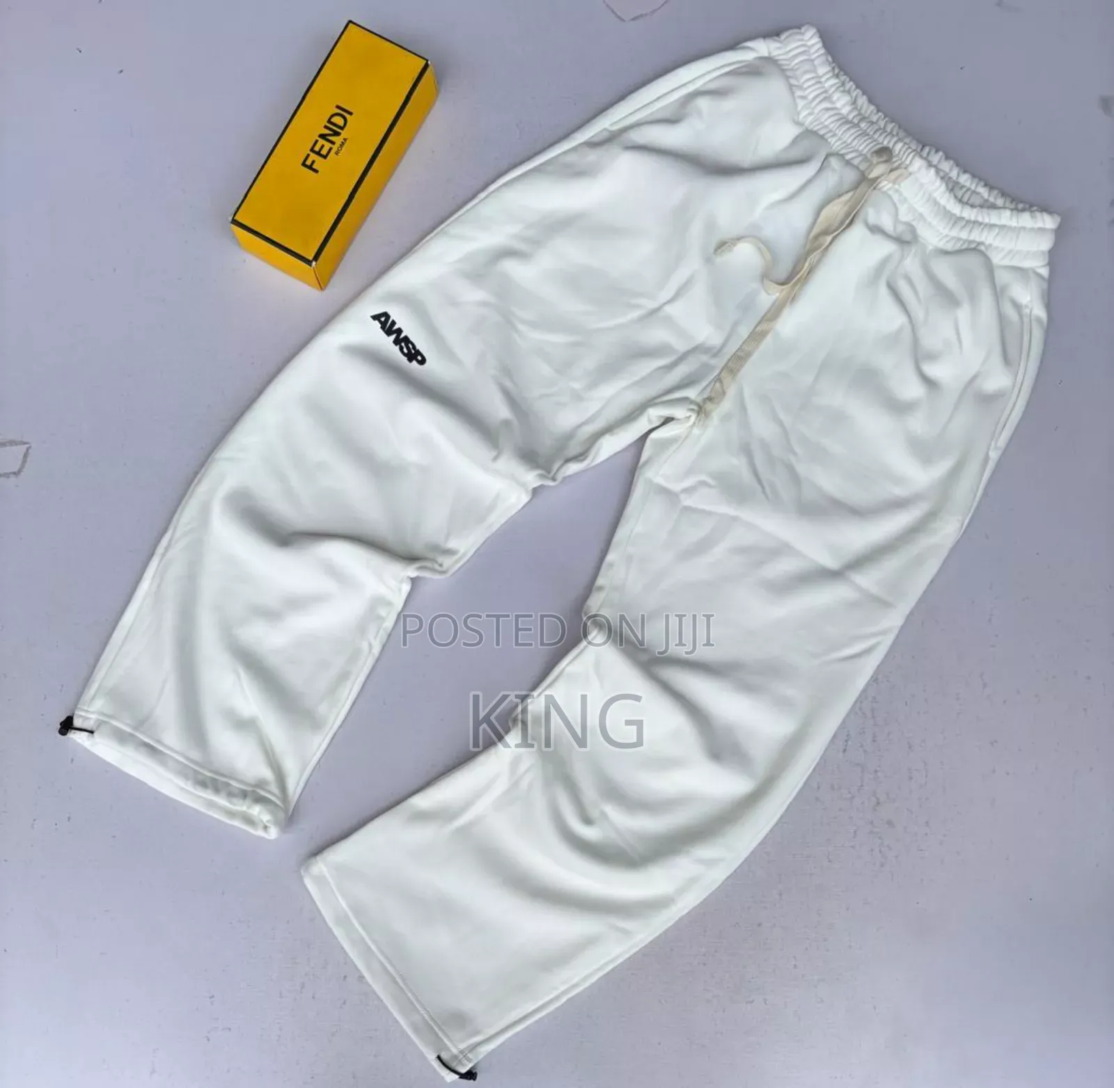 Adept White Sweater Pants