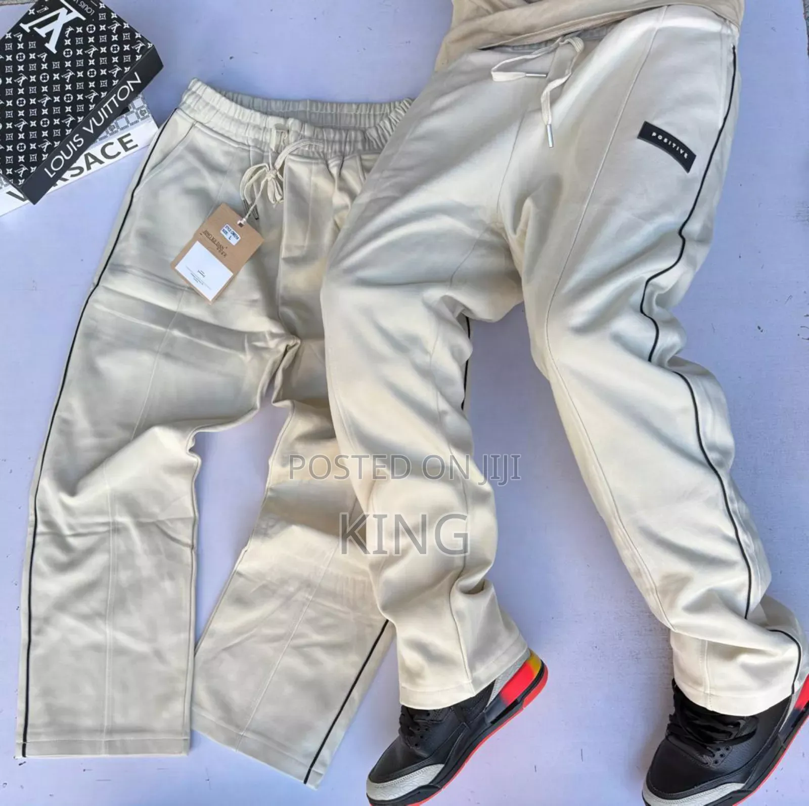 Heroic White Sweater Pants