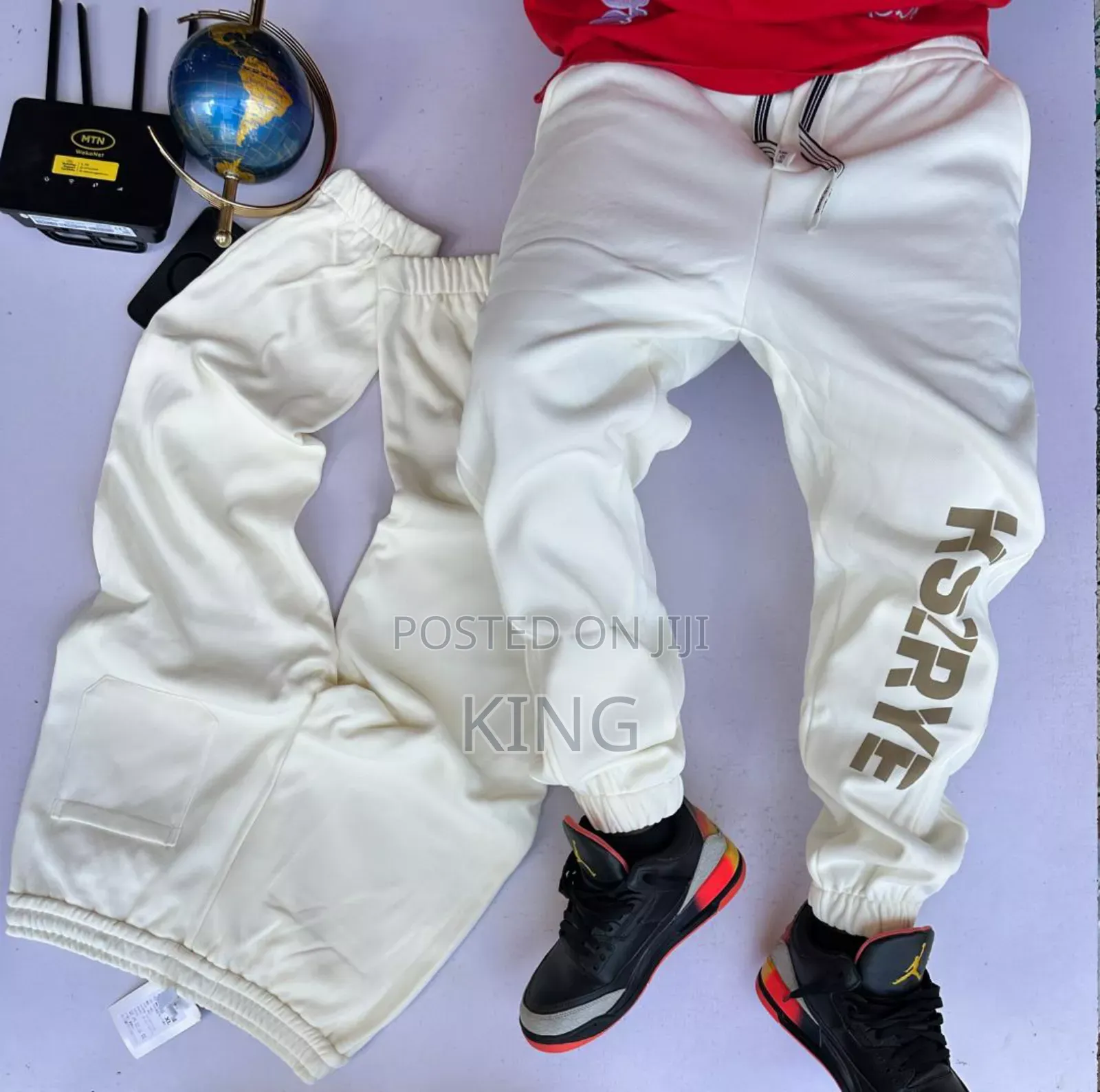 Heroic White Sweater Pants