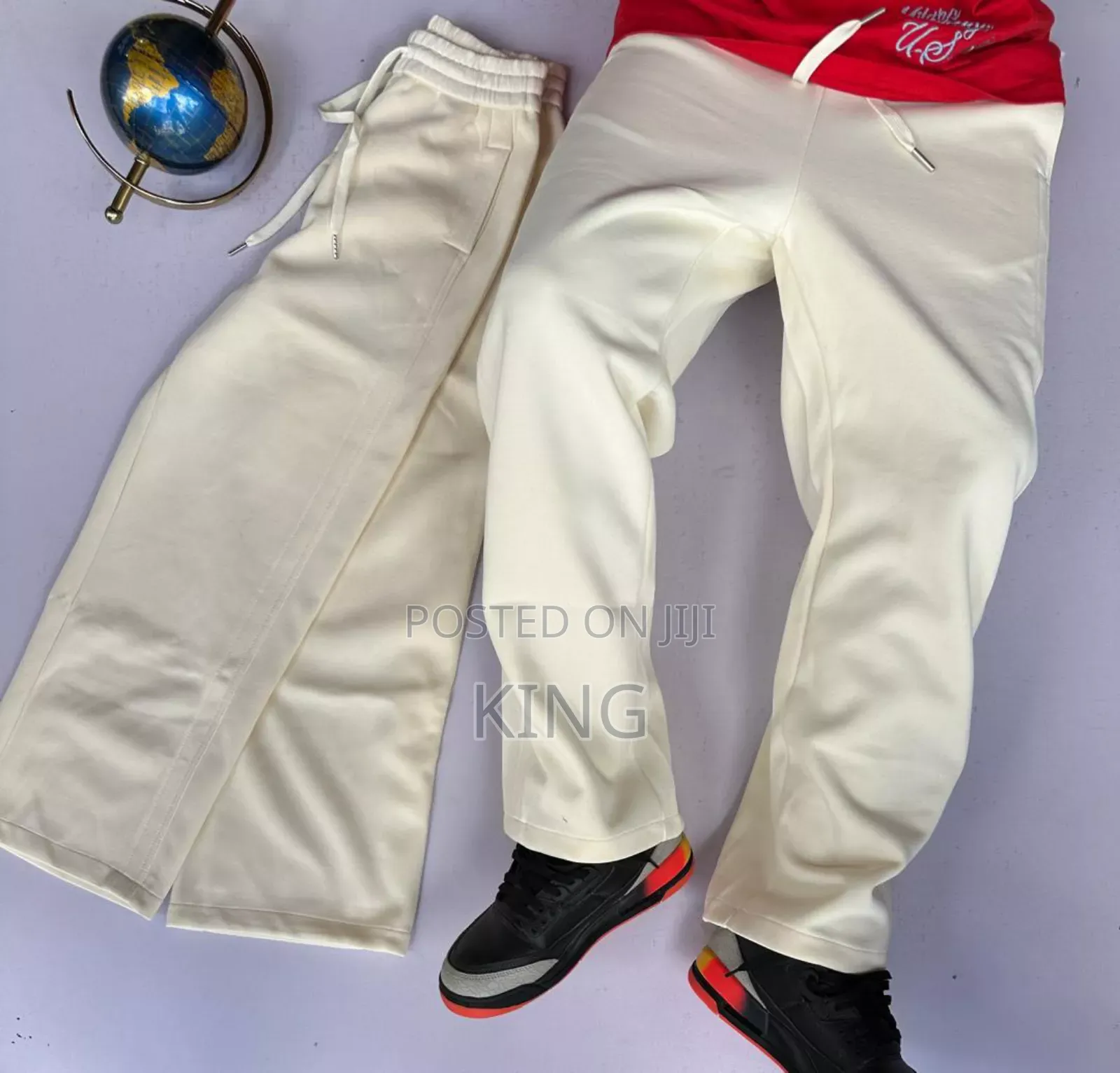 Heroic White Sweater Pants