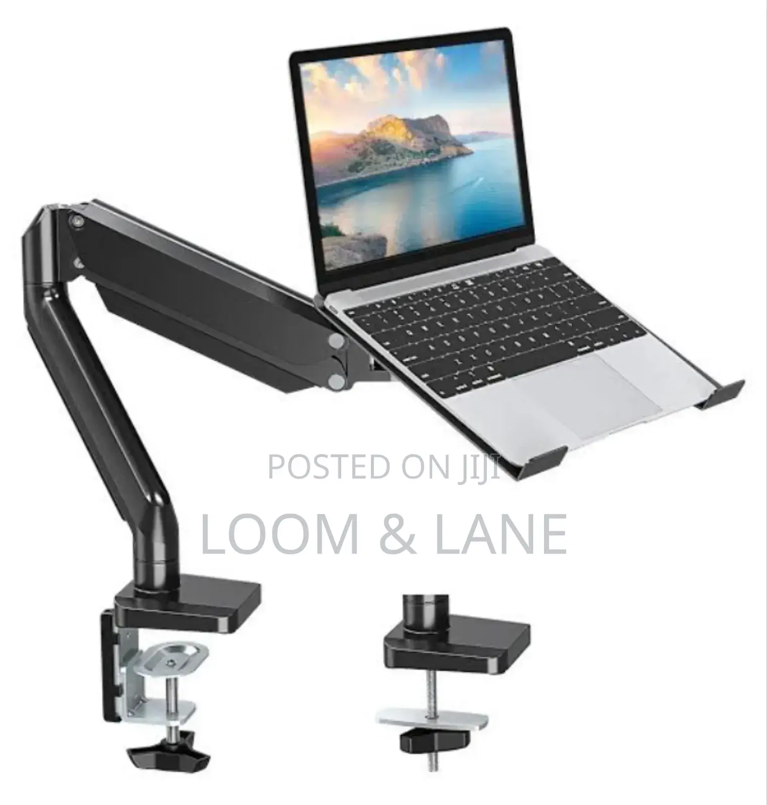 2in1 Adjustable Clippable Laptop Holder