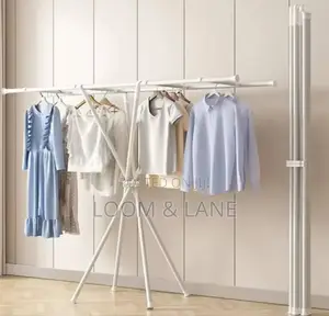 X-Shaped Foldable Clothes Drying Rack