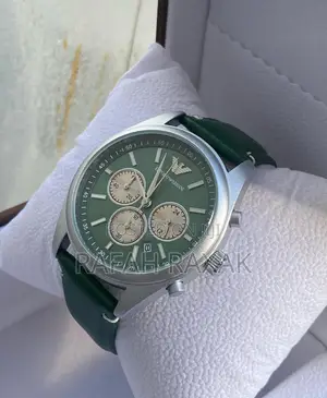 Original Men’S Emporio Armani Leather Watch