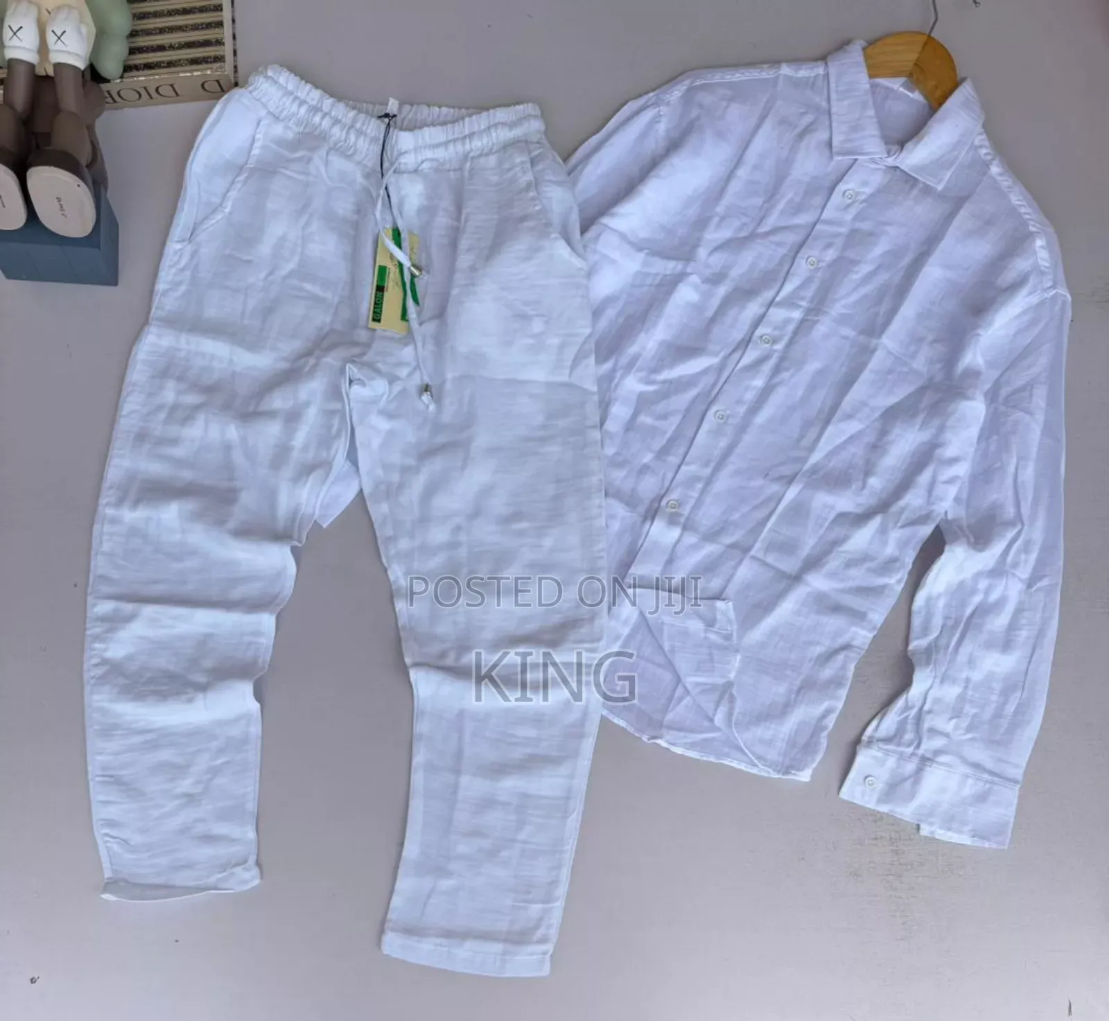 Linen White Suit