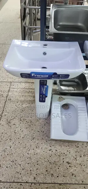 Frencia Large Rectangular Basin With Cold Water Tap