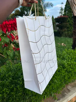 Frost Textured Gift Bag - White (Large)
