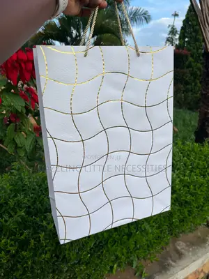 Frost Textured Gift Bag - White (Large)