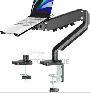New 2 in 1 Adjustable Clippable Laptop Holder