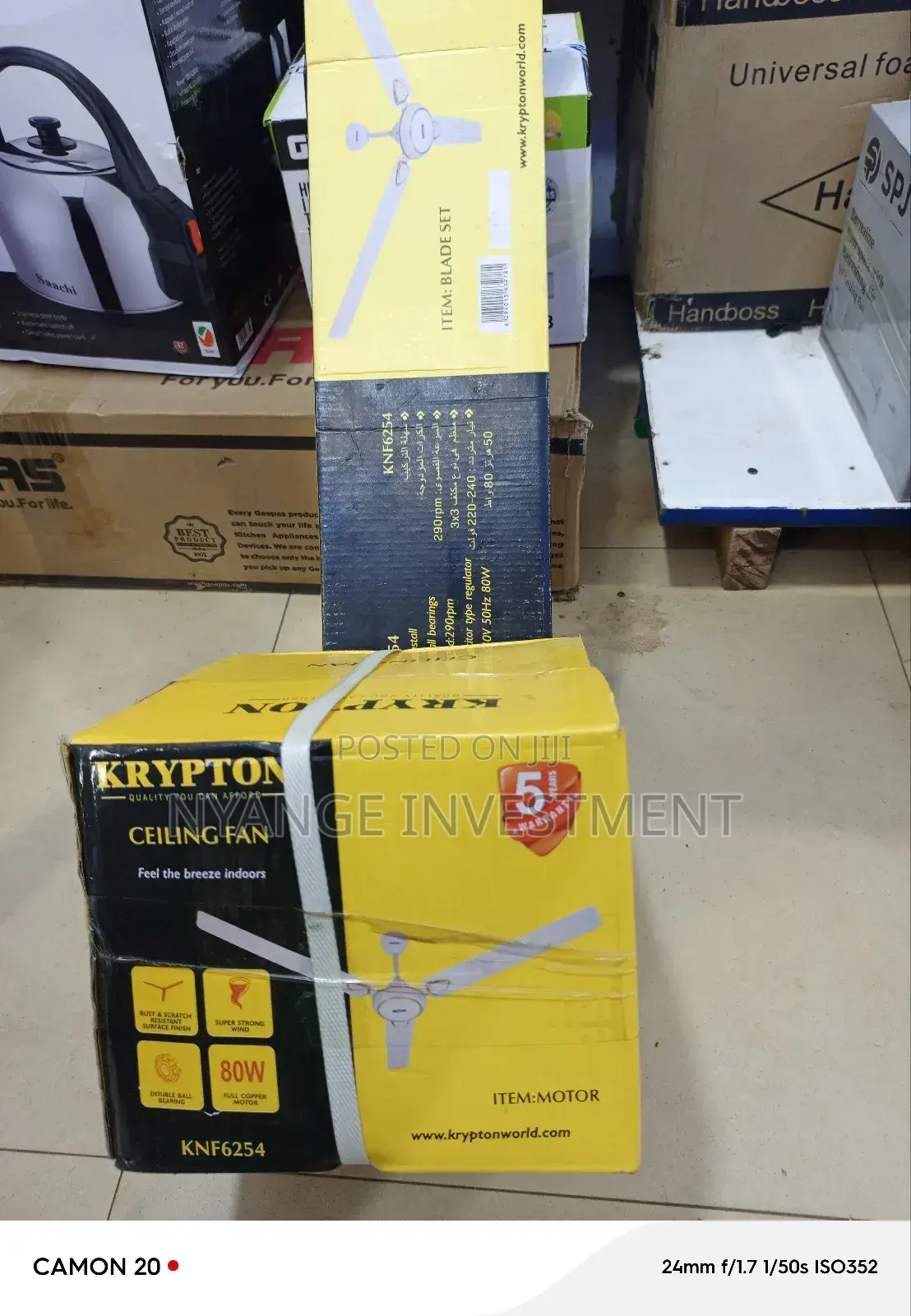 Krypton 56 Ceiling Fan. Ceiling Fan