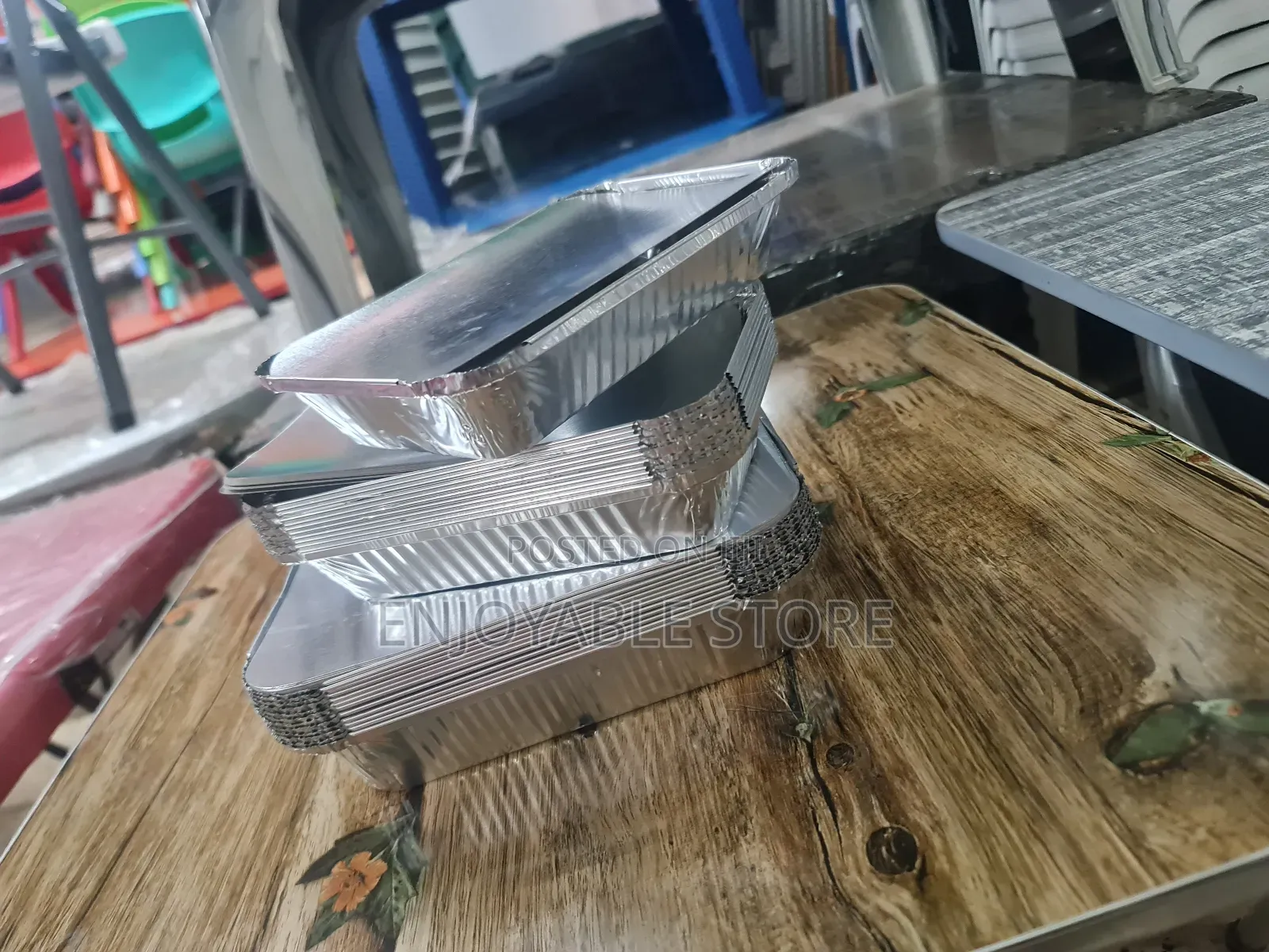 Silver Plates for Food 12pcs Medium Size