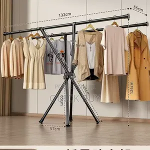 New X-Shaped Foldable Clothes Drying Rack