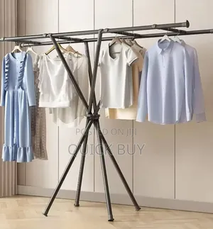 New X-Shaped Foldable Clothes Drying Rack