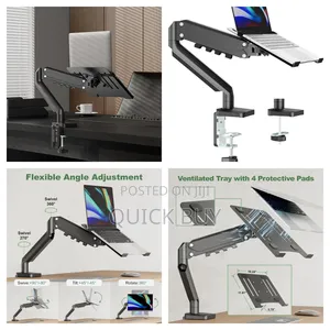 2in1 Adjustable Clippable Laptop Holder