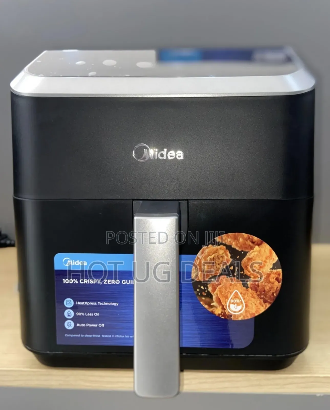 Midea 8.5l Oil Free Healthy Air Fryer - Black