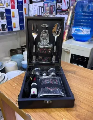 Crystal Whisky Elitepour Croc Print Black Premium Bar Set