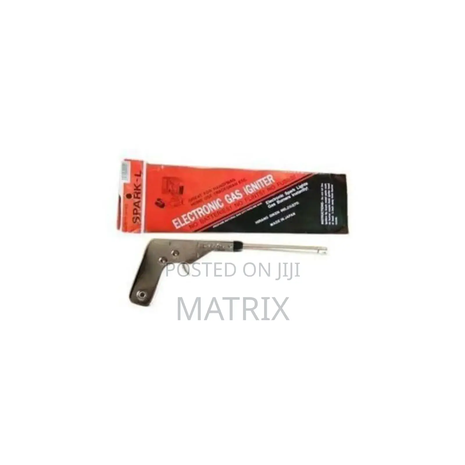 Gas Lighter With Electric Sparks - Silver