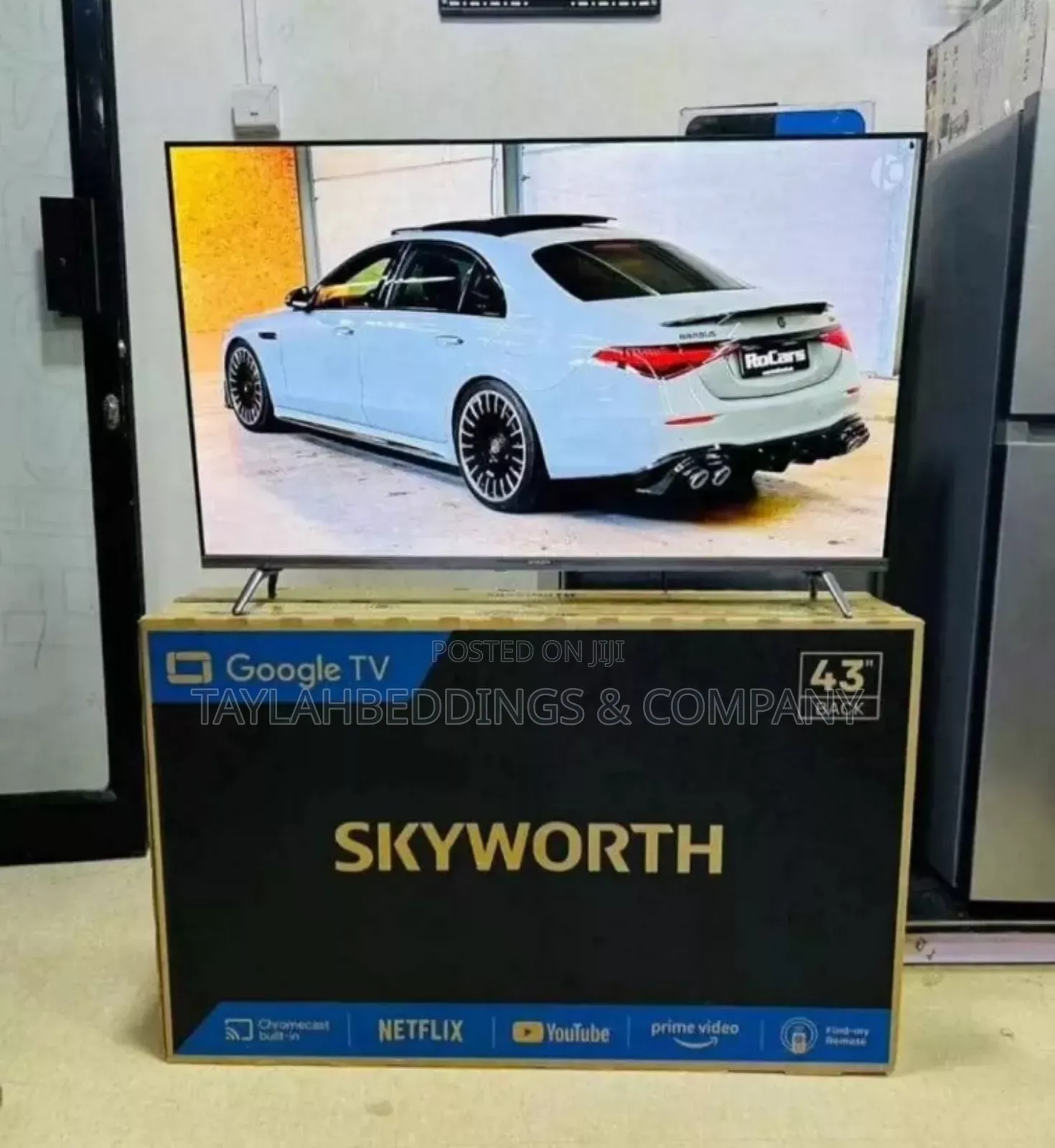 Skyworth 43" Smart Google Tv, Frameless