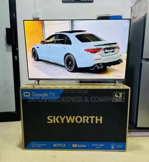 Skyworth 43" Smart Google Tv, Frameless