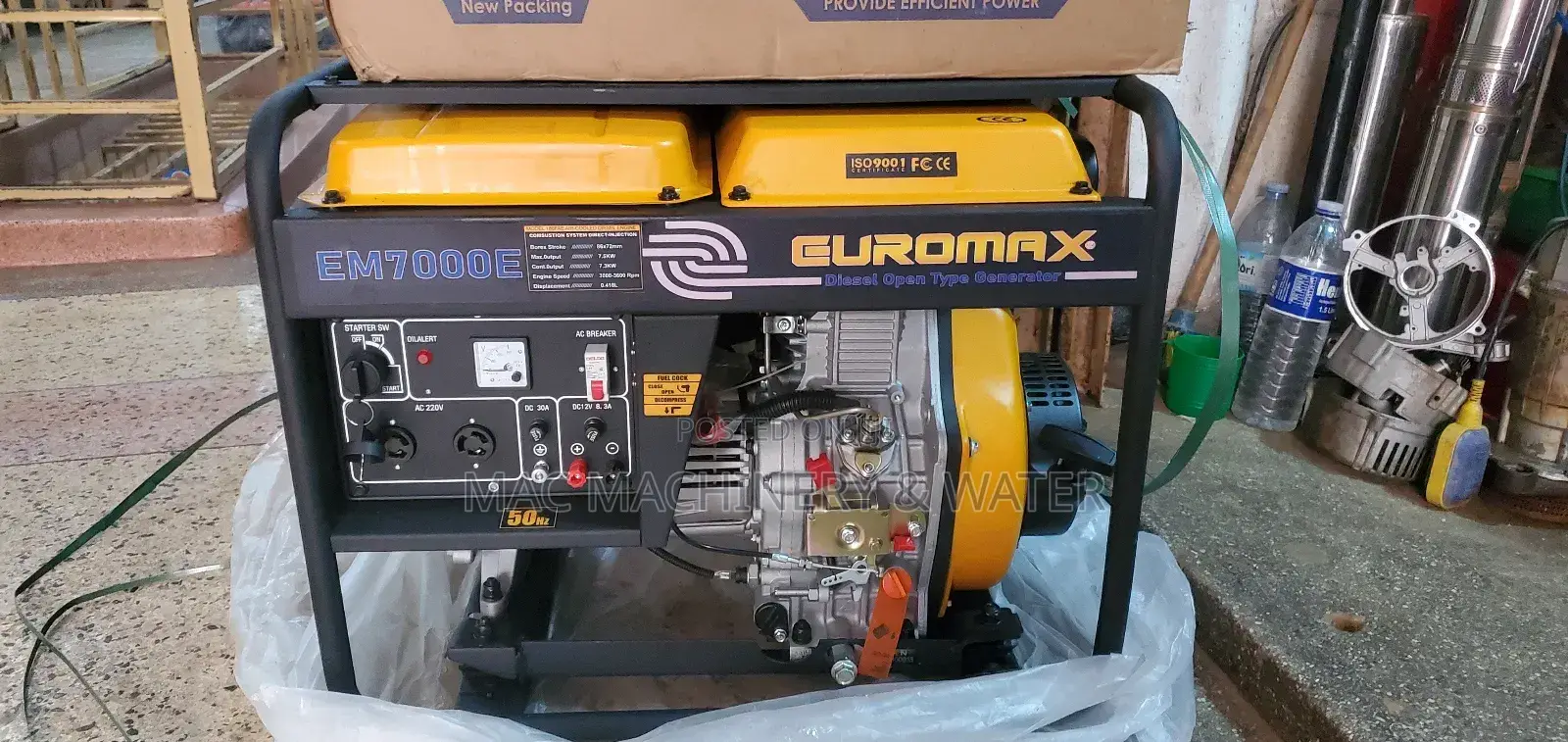 Diesel Open Body Generator 7.5kw