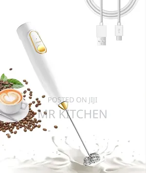 Electric Rechargeable Milk Frother (2 Heads )