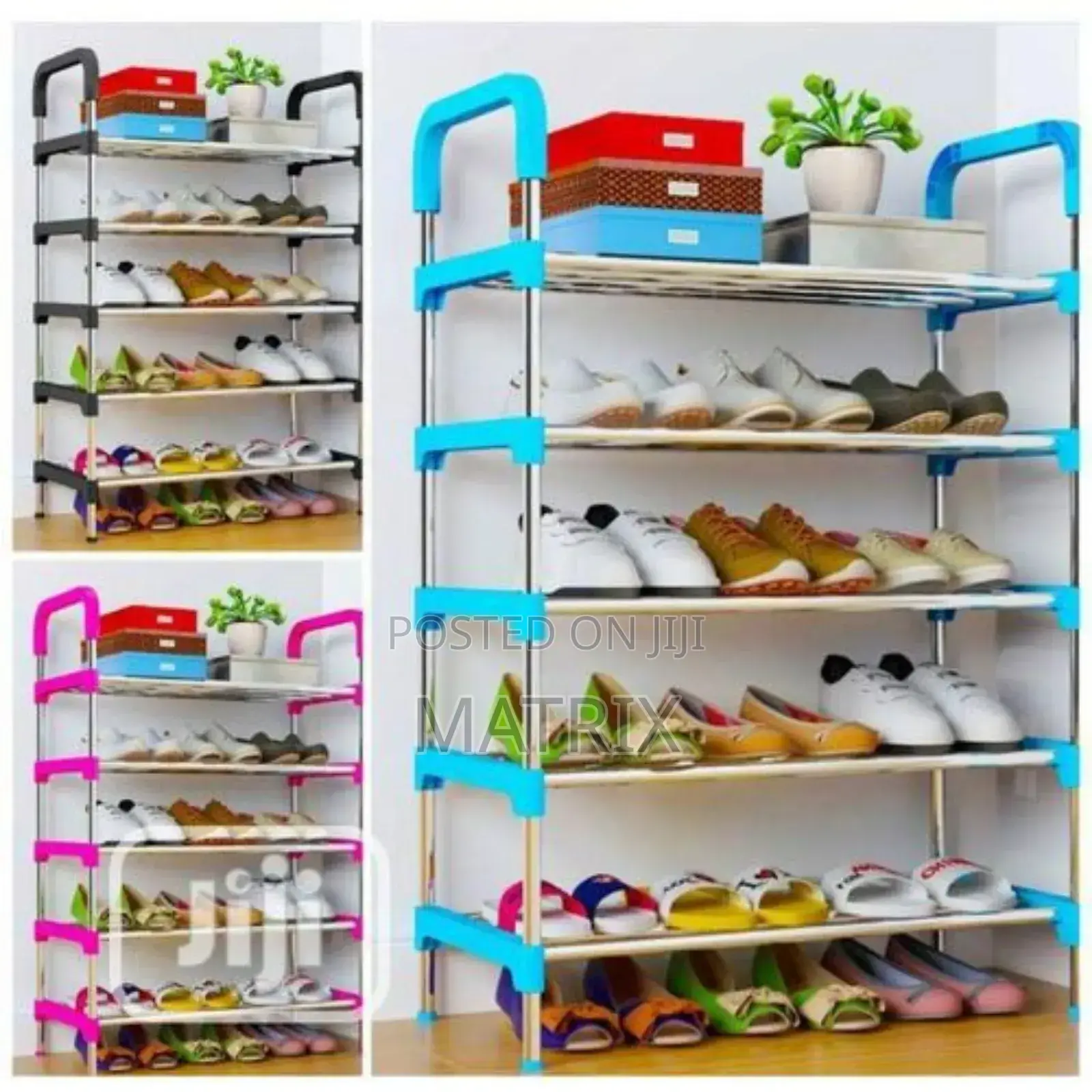 Multi-Tier Shoe Organizers Shoe Racks Organizer - Silver