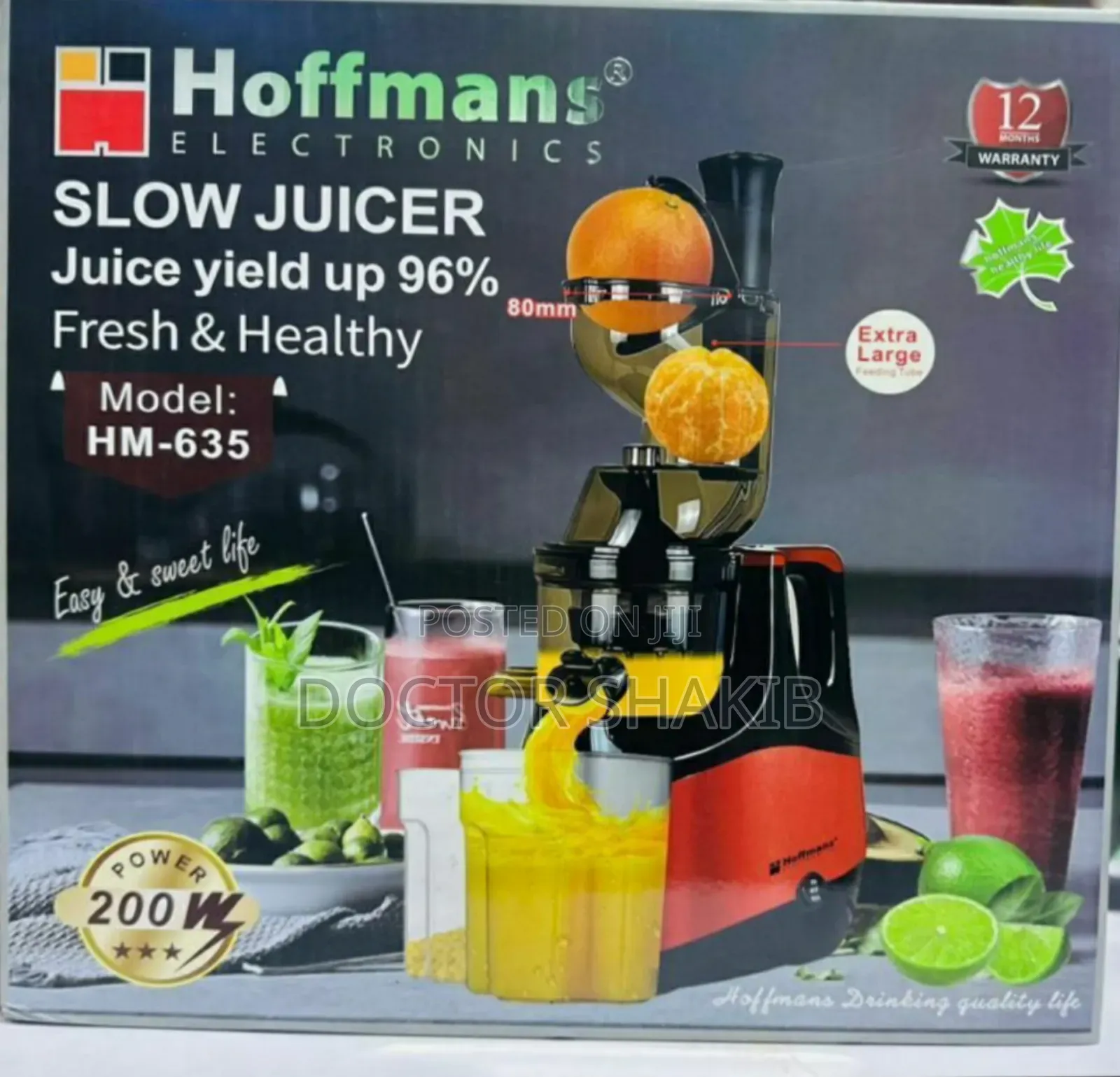 High-Quality Hoffmans Slow Juicer