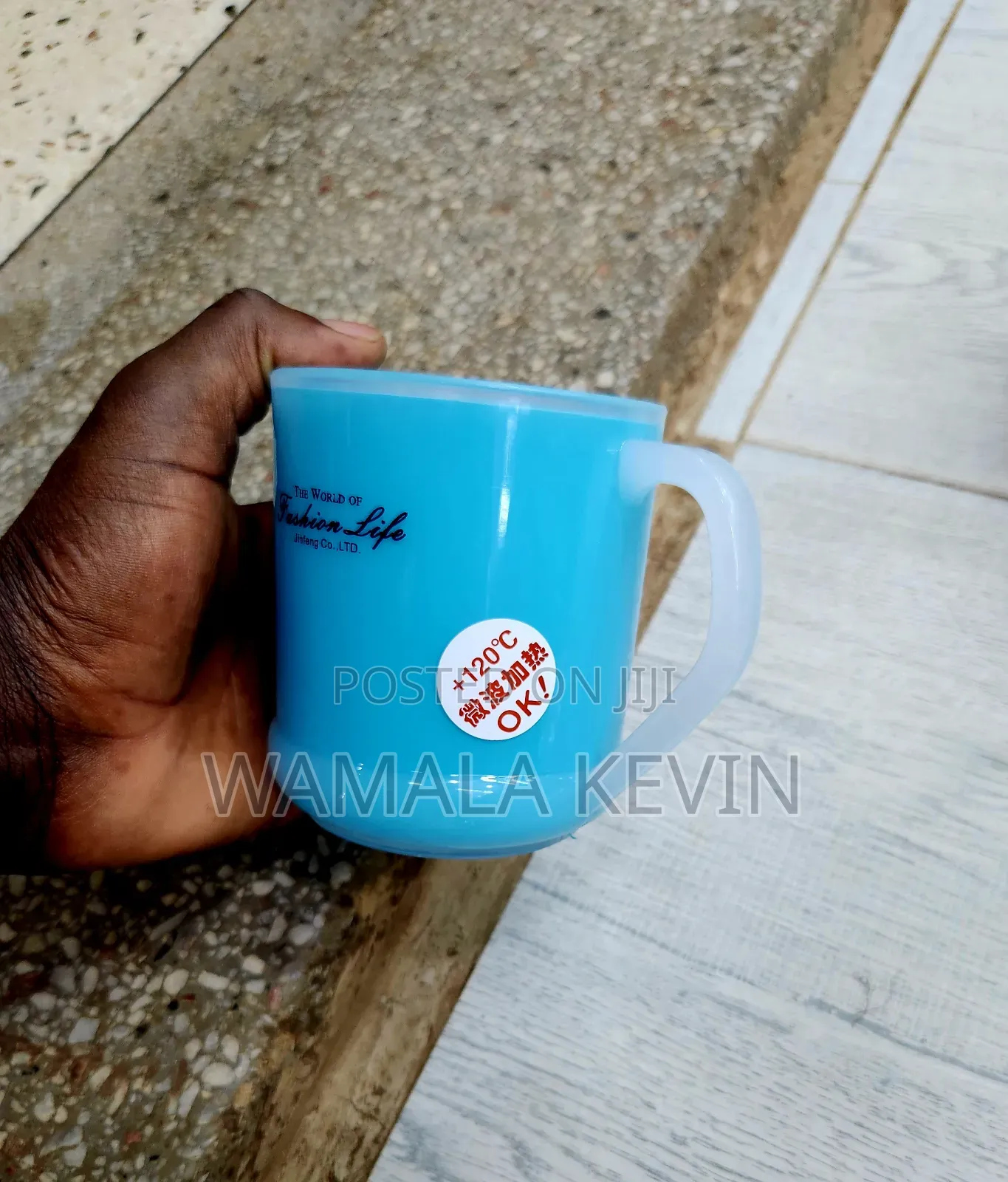 Unbreakable Plastic Cups With Handle 6pcs