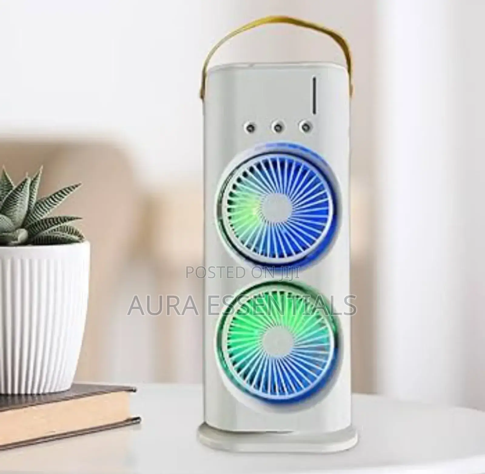 Dual Head Tower Fan