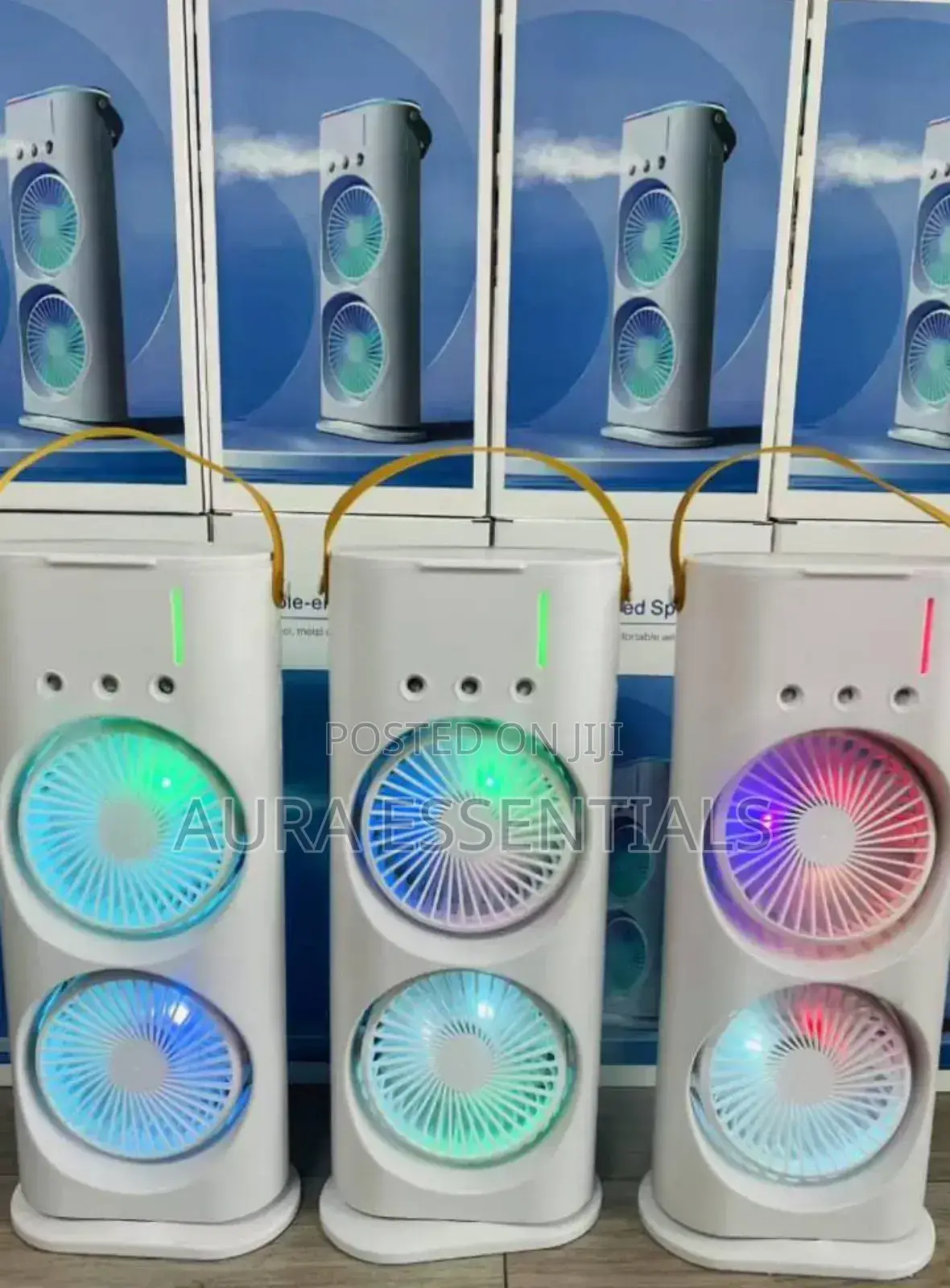 Dual Head Tower Fan