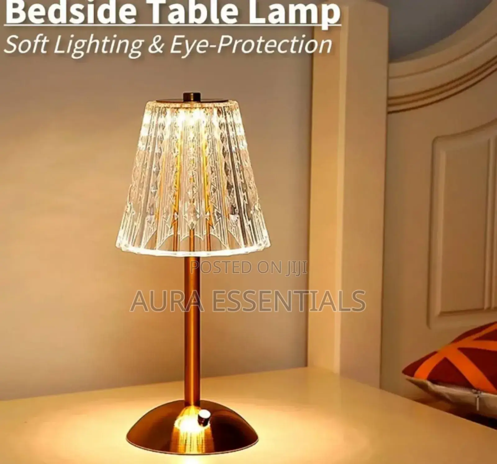 Nordic Crystal Rechargeable Table Lamp