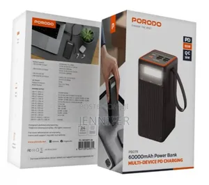 Porodo 60000mah High Capacity Power Bank