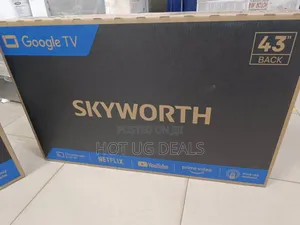Skyworth 43 Inch Smart Google Tv Full Hd  With Netflix-black