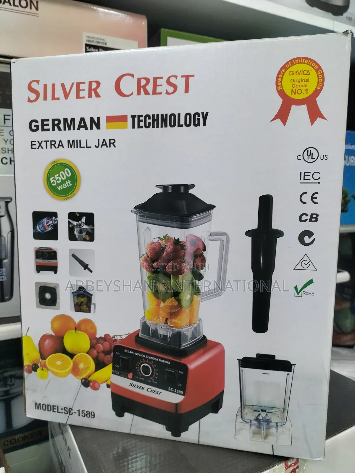 Silver Crest Blender, Commercial Blender