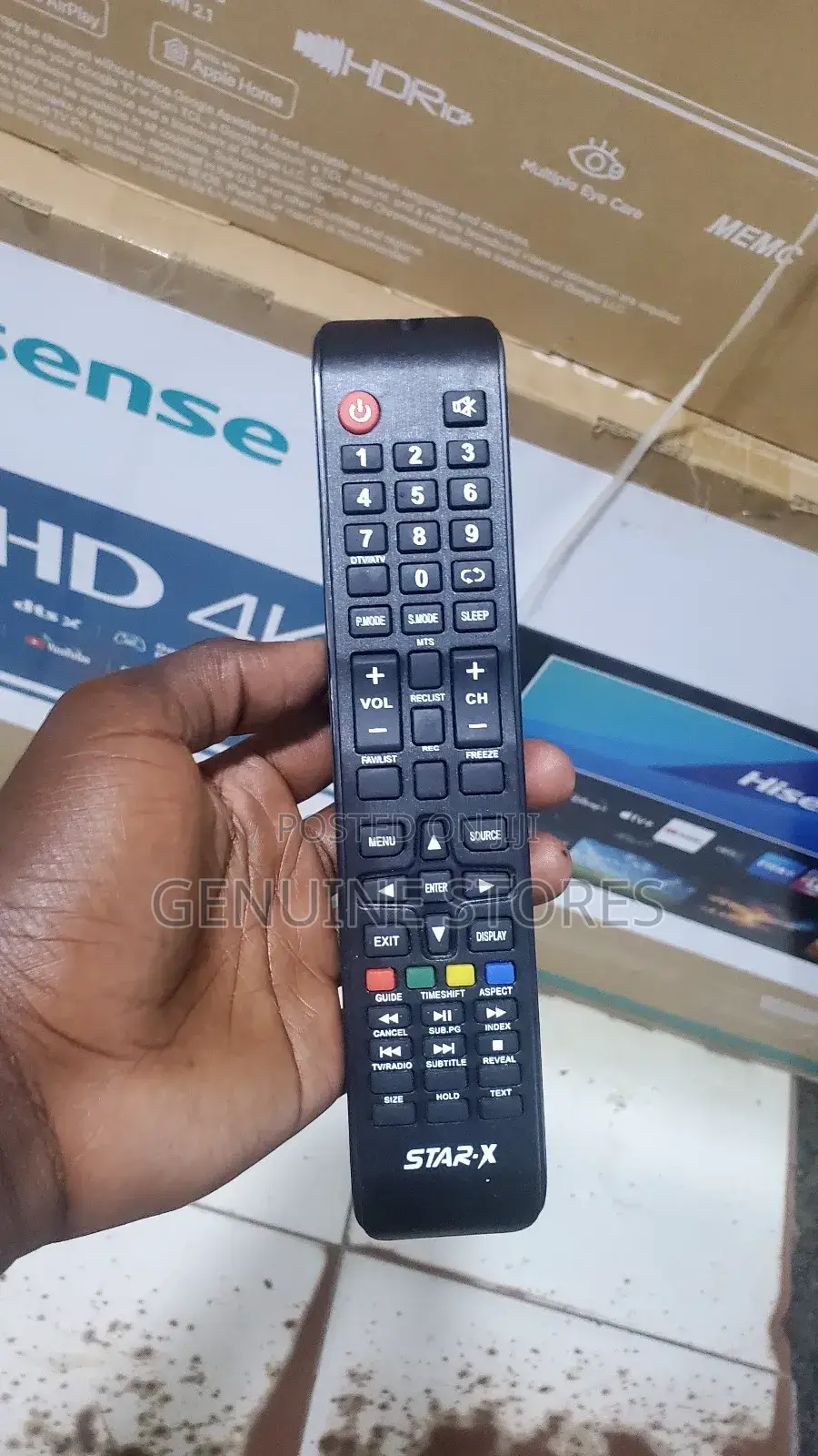 Star-X Remote Control for a Digital Tv.