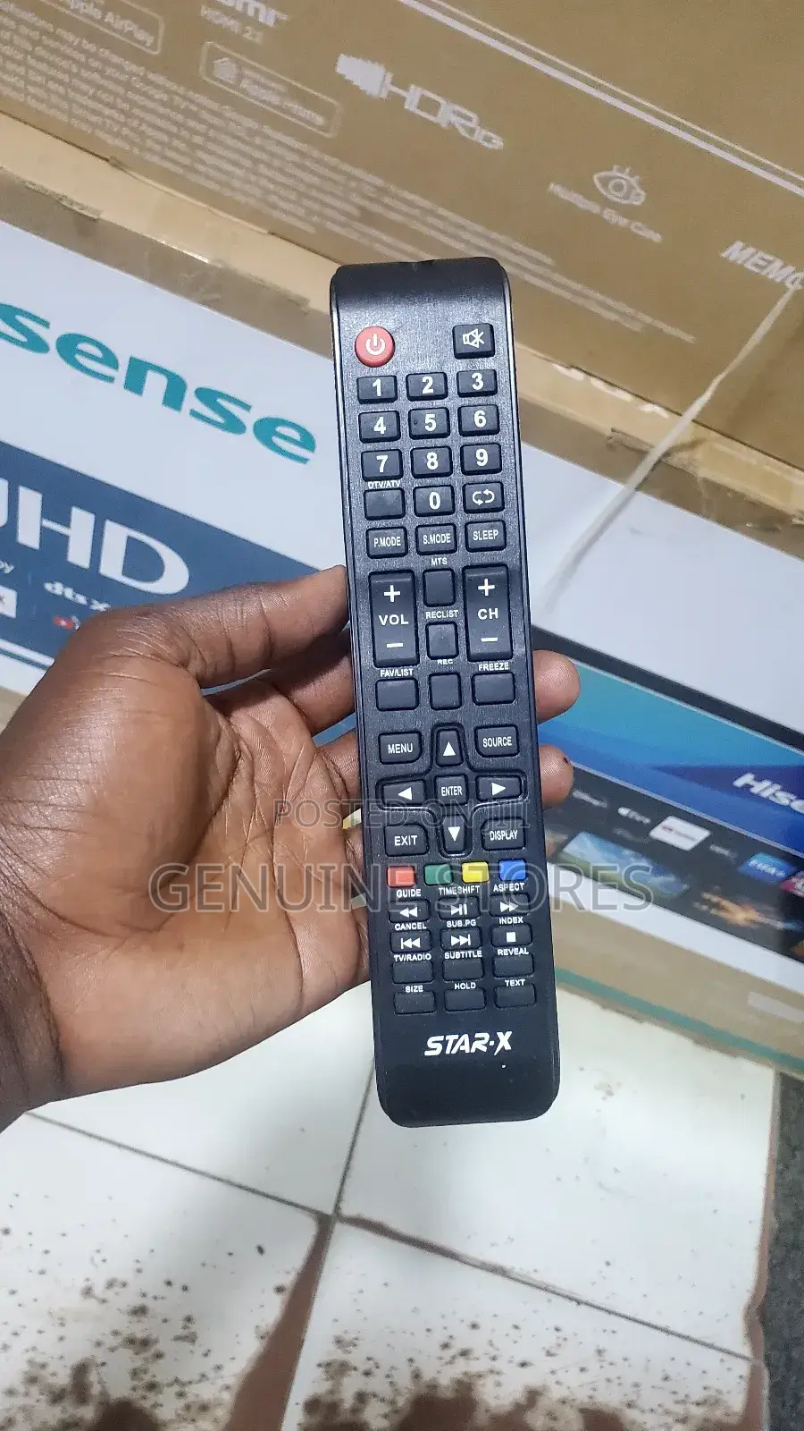 Star-X Remote Control for a Digital Tv.