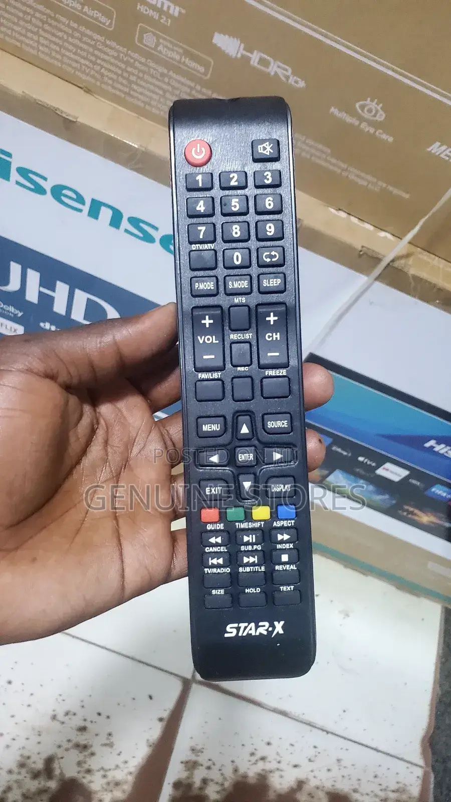 Star-X Remote Control for a Digital Tv.