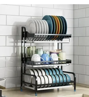 3-tier Dish Rack 304 Dish Drainer With Drainer Board