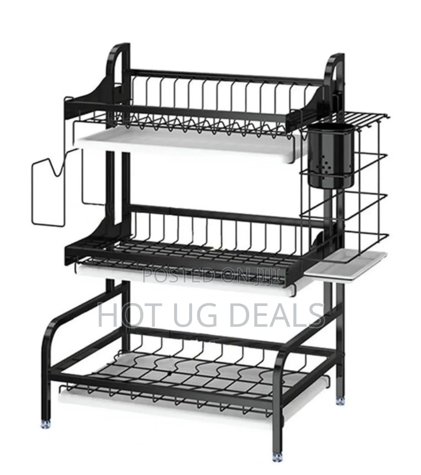 3-tier Dish Rack 304 Dish Drainer With Drainer Board