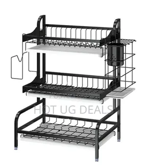 3-tier Dish Rack 304 Dish Drainer With Drainer Board