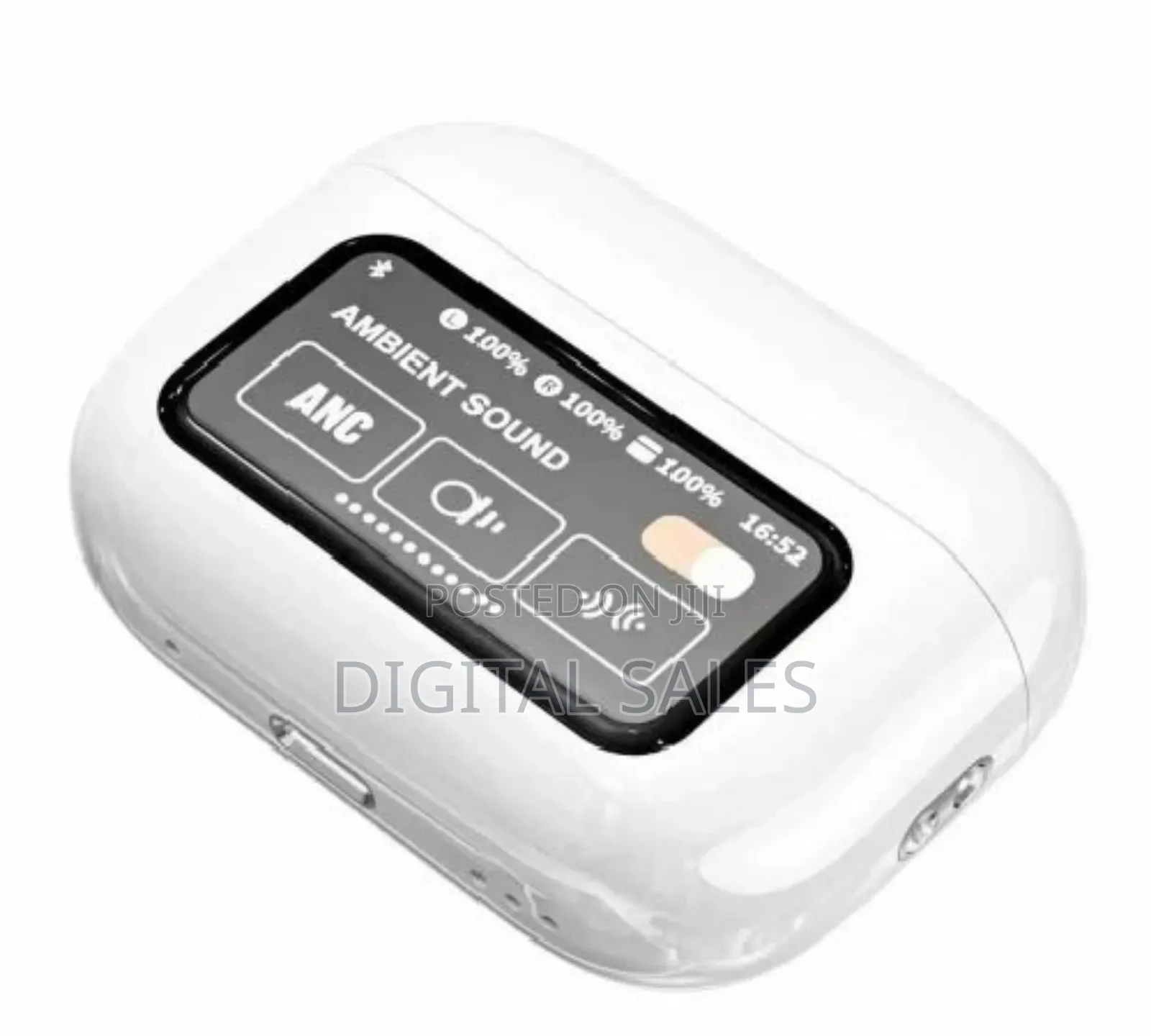 Bluetooth 5 Wireless Earbuds 60hz Hd Sound Led Light Black