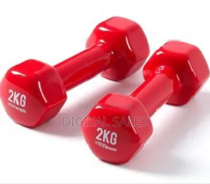 2kg Pair of Vinyl Coated Dumbells