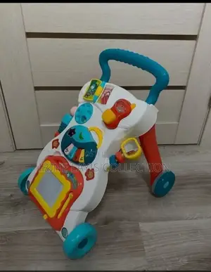 Pushable Music Baby Walker Trainer